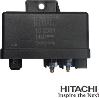 Hitachi 2502081 - Реле, система розжарювання autozip.com.ua
