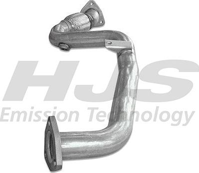 HJS 91 11 4124 - Труба вихлопного газу autozip.com.ua