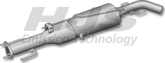 HJS 93 14 5004 - Сажі / частковий фільтр, система вихлопу ОГ autozip.com.ua
