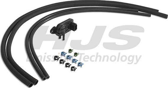 HJS 92 09 8015 - Напірний трубопровід, датчик тиску (саж. / Частічн.фільтр) autozip.com.ua
