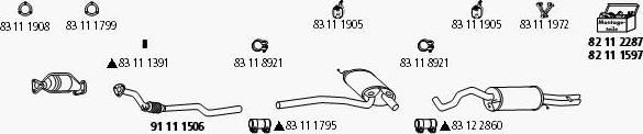 HJS Au_295 - Система випуску ОГ autozip.com.ua