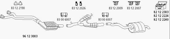 HJS BMW_250 - Система випуску ОГ autozip.com.ua