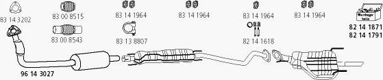 HJS Op_1042 - Система випуску ОГ autozip.com.ua