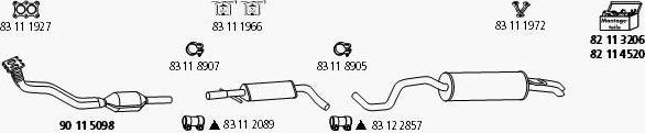 HJS VW_441A - Система випуску ОГ autozip.com.ua