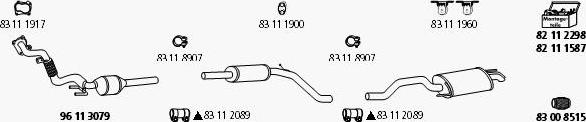 HJS VW_1135 - Система випуску ОГ autozip.com.ua