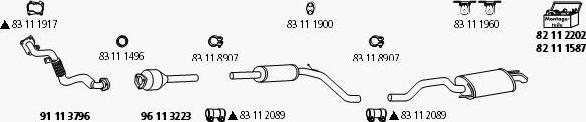 HJS VW_1133 - Система випуску ОГ autozip.com.ua