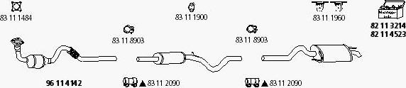 HJS VW_1125 - Система випуску ОГ autozip.com.ua