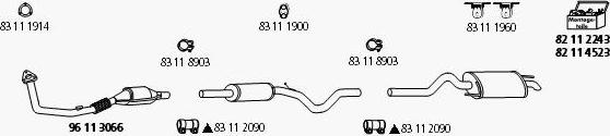 HJS VW_1120 - Система випуску ОГ autozip.com.ua