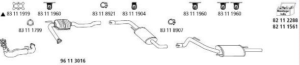 HJS VW_1270 - Система випуску ОГ autozip.com.ua