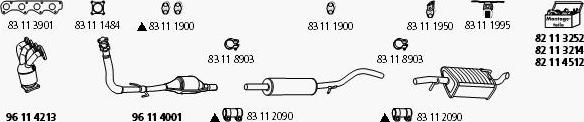 HJS VW_23 - Система випуску ОГ autozip.com.ua