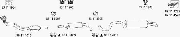 HJS VW_742 - Система випуску ОГ autozip.com.ua