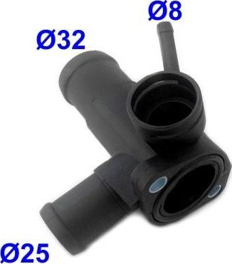 Hoffer 93114 - Фланець охолоджуючої рідини autozip.com.ua
