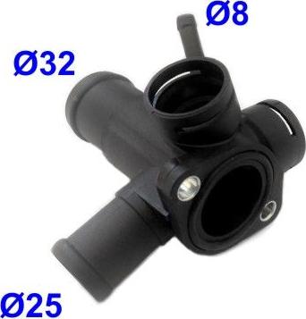 Hoffer 93125 - Фланець охолоджуючої рідини autozip.com.ua
