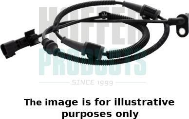 Hoffer 8290645E - Датчик ABS, частота обертання колеса autozip.com.ua