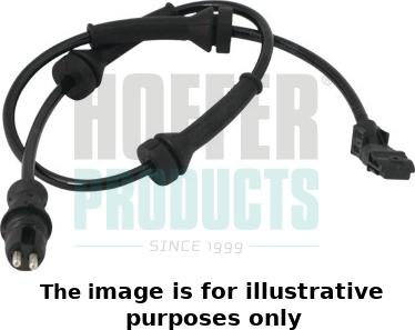 Hoffer 8290188/1 - Датчик ABS, частота обертання колеса autozip.com.ua