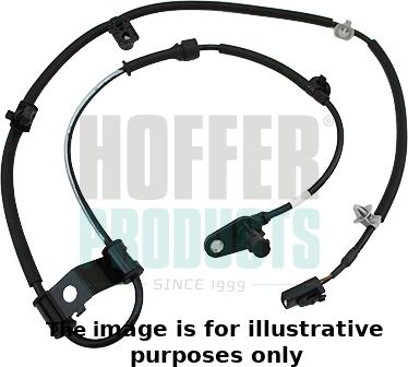 Hoffer 8290847E - Датчик ABS, частота обертання колеса autozip.com.ua
