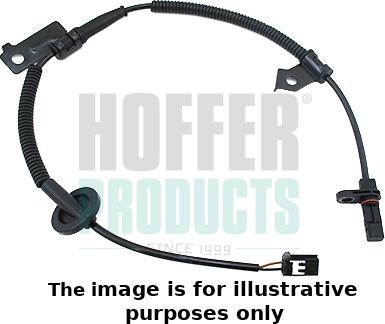 Hoffer 8290824E - Датчик ABS, частота обертання колеса autozip.com.ua