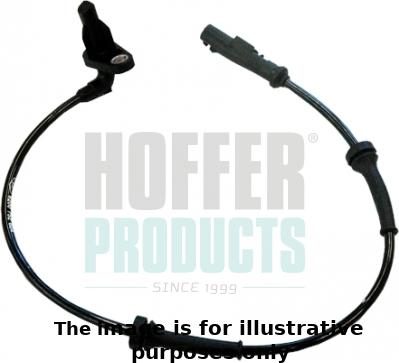 Hoffer 8290247E - Датчик ABS, частота обертання колеса autozip.com.ua