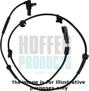 Hoffer 8290219E - Датчик ABS, частота обертання колеса autozip.com.ua