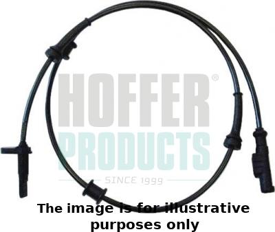 Hoffer 8290272E - Датчик ABS, частота обертання колеса autozip.com.ua