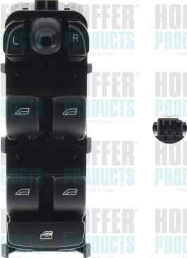 Hoffer 2106666 - Вимикач, стеклолод'емнік autozip.com.ua