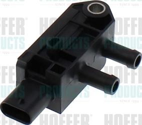 Hoffer 74727081 - Датчик, тиск вихлопних газів autozip.com.ua