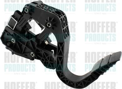 Hoffer 7513723 - Комплект педалі керування подачею палива autozip.com.ua