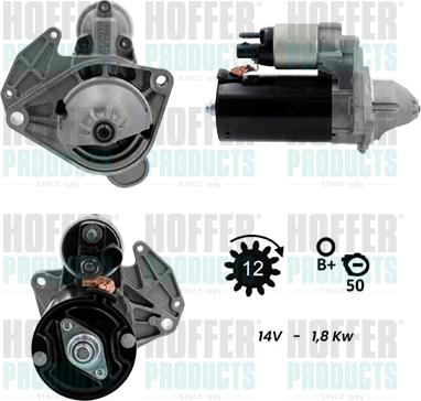 Hoffer H5010943G - Стартер autozip.com.ua