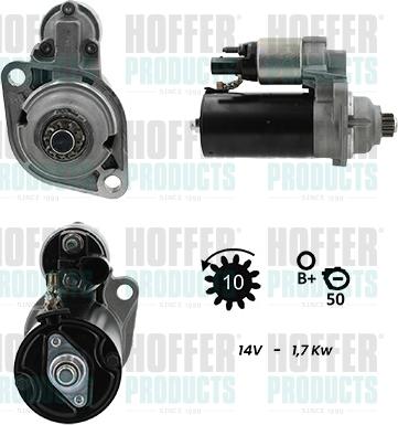 Hoffer H5010938G - Стартер autozip.com.ua
