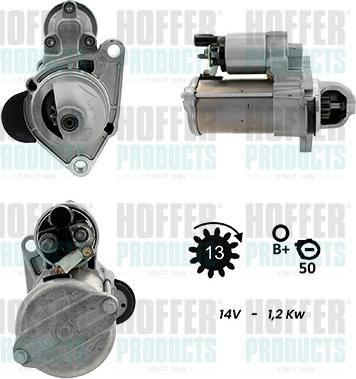 Hoffer H5010932G - Стартер autozip.com.ua