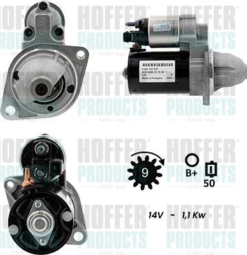 Hoffer H5010241G - Стартер autozip.com.ua