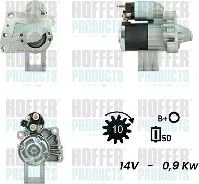 Hoffer H5035726G - Стартер autozip.com.ua