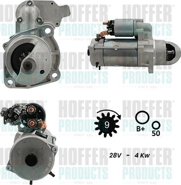 Hoffer H5110006G - Стартер autozip.com.ua