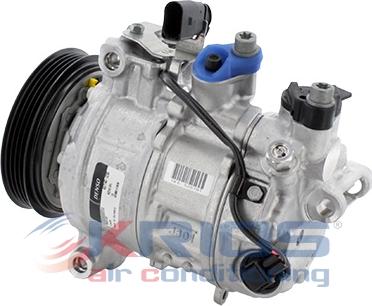 Hoffer K15550 - Компресор, кондиціонер autozip.com.ua