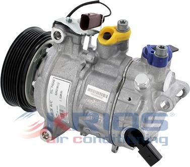Hoffer K15383A - Компресор, кондиціонер autozip.com.ua
