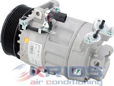 Hoffer K12163A - Компресор, кондиціонер autozip.com.ua