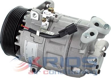 Hoffer K12124A - Компресор, кондиціонер autozip.com.ua