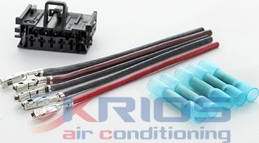 Hoffer K26201 - Ремкомплект кабелю, тепловентилятор салону (сіст.подогр.дв.) autozip.com.ua