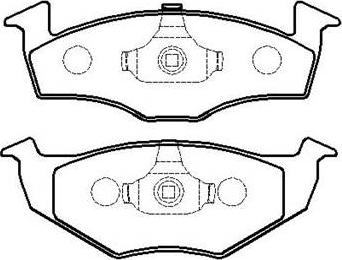 SACHS 111_0473 - Гальмівні колодки, дискові гальма autozip.com.ua