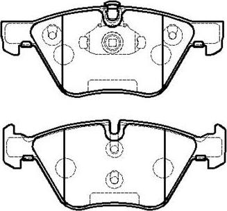 AUGROS 55602916 - Гальмівні колодки, дискові гальма autozip.com.ua