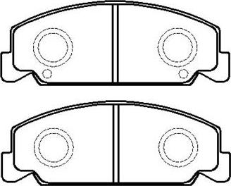 Unipart GBP830 - Гальмівні колодки, дискові гальма autozip.com.ua