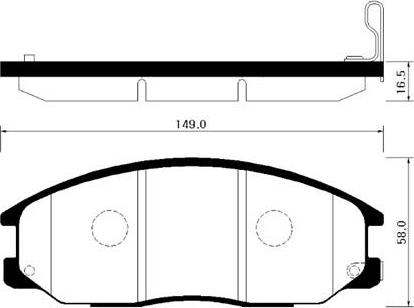 Metzger 077122 - Гальмівні колодки, дискові гальма autozip.com.ua