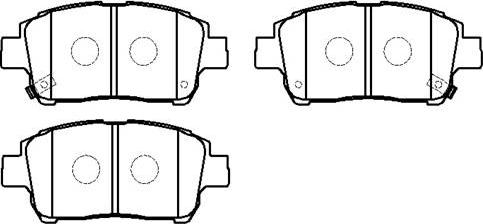 Roulunds Braking 51892182B26 - Гальмівні колодки, дискові гальма autozip.com.ua