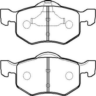 Magneti Marelli 363700201322 - Гальмівні колодки, дискові гальма autozip.com.ua