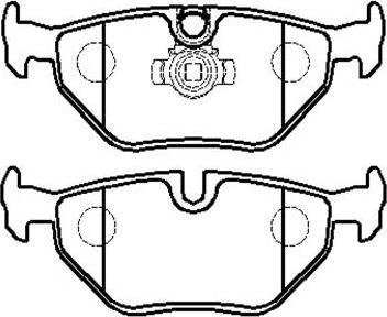 Standard 040B005S - Гальмівні колодки, дискові гальма autozip.com.ua