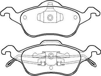 MOTRIO 86 71 016 515 - Гальмівні колодки, дискові гальма autozip.com.ua