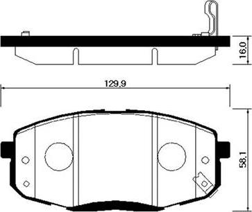 HSB Gold HP0040 - Гальмівні колодки, дискові гальма autozip.com.ua