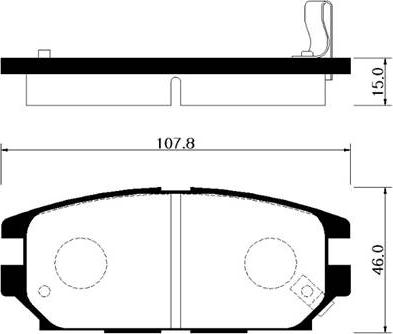 Magneti Marelli BP0741 - Гальмівні колодки, дискові гальма autozip.com.ua