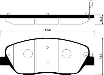 Wagner QC1384 - Гальмівні колодки, дискові гальма autozip.com.ua