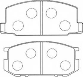 PBR DB322 - Гальмівні колодки, дискові гальма autozip.com.ua